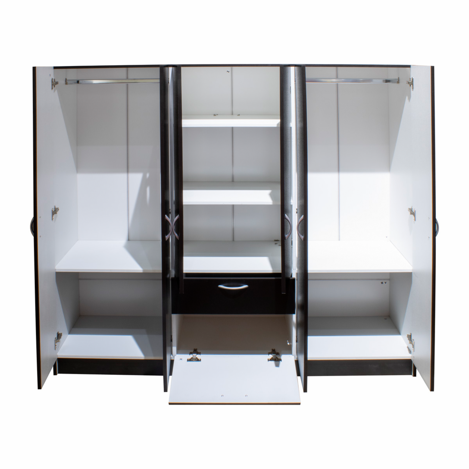 Closet Mitú Wengué Con Blanco RTA MDF
