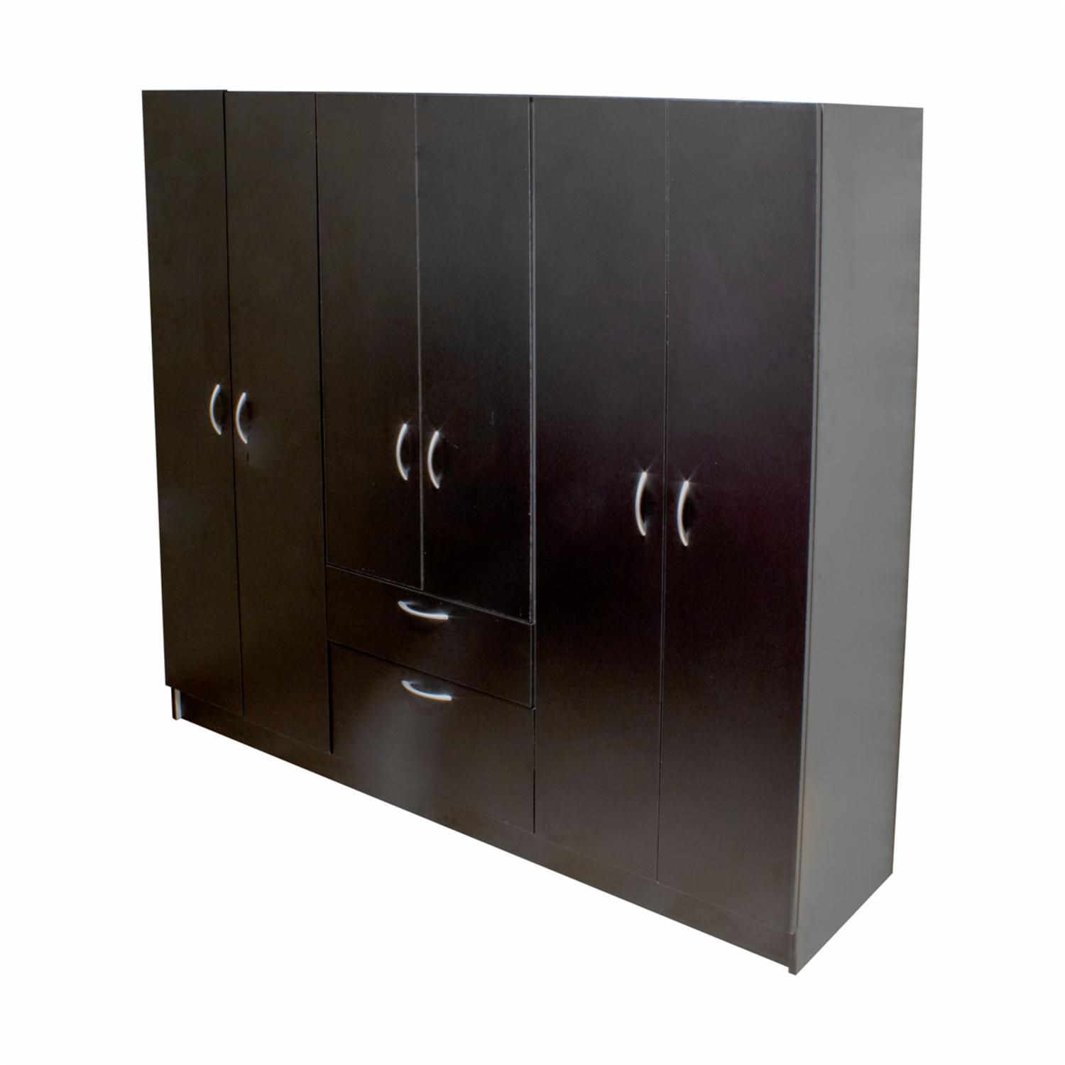 Closet Mitú Wengué Con Blanco RTA MDF