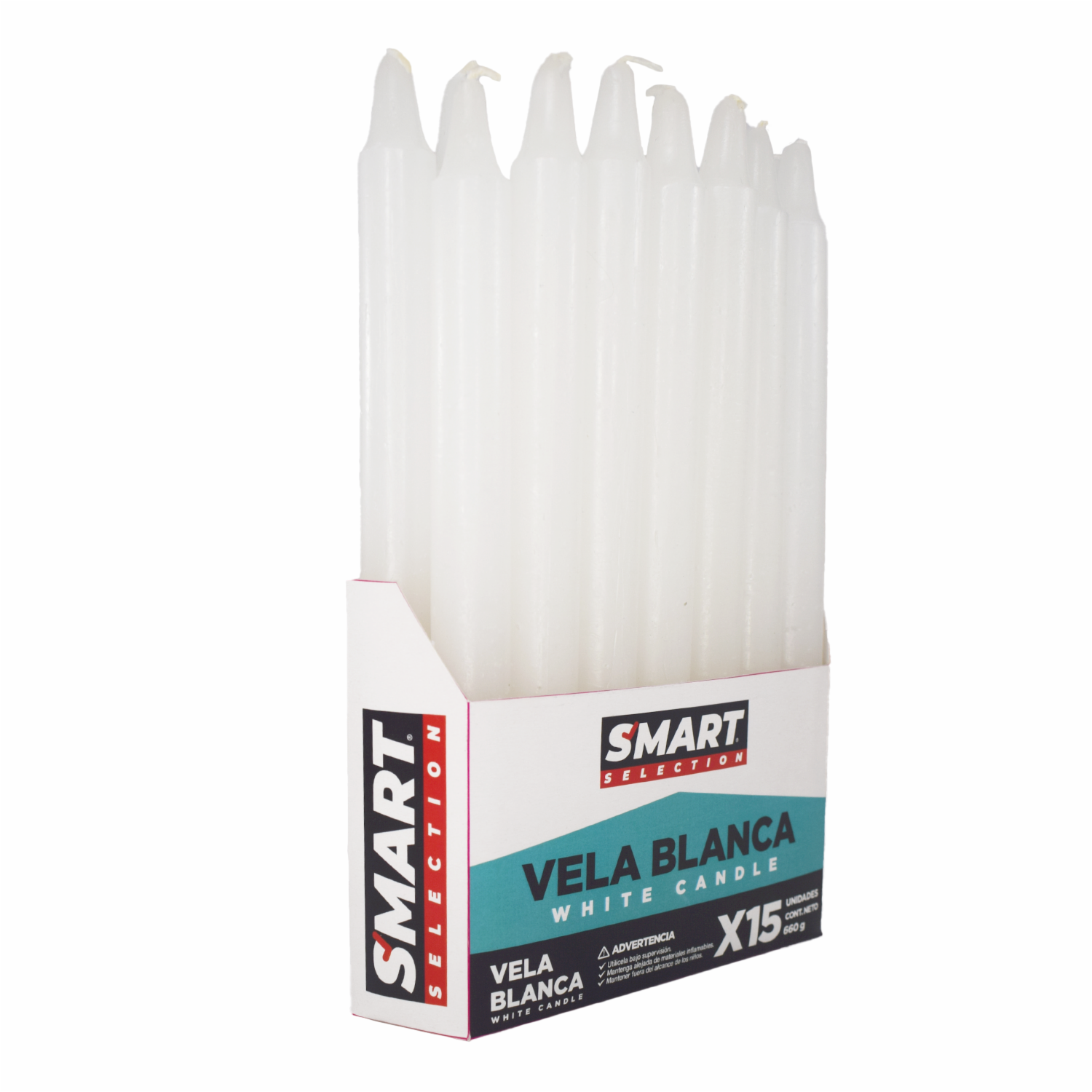 Vela Blanca SMART SELECTION X 15 Uds