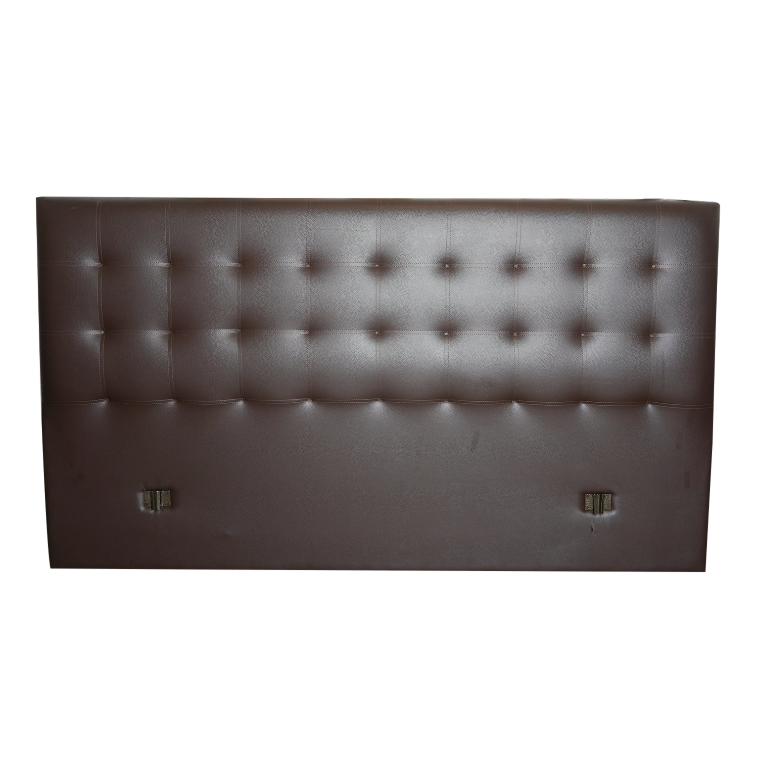 Cabecera Marroquí Chocolate Cuerina MUEBLES GALLARDO