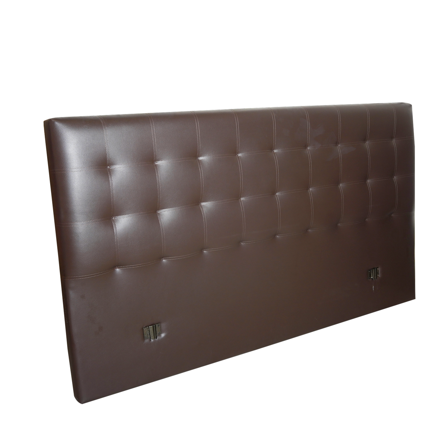 Cabecera Marroquí Chocolate Cuerina MUEBLES GALLARDO