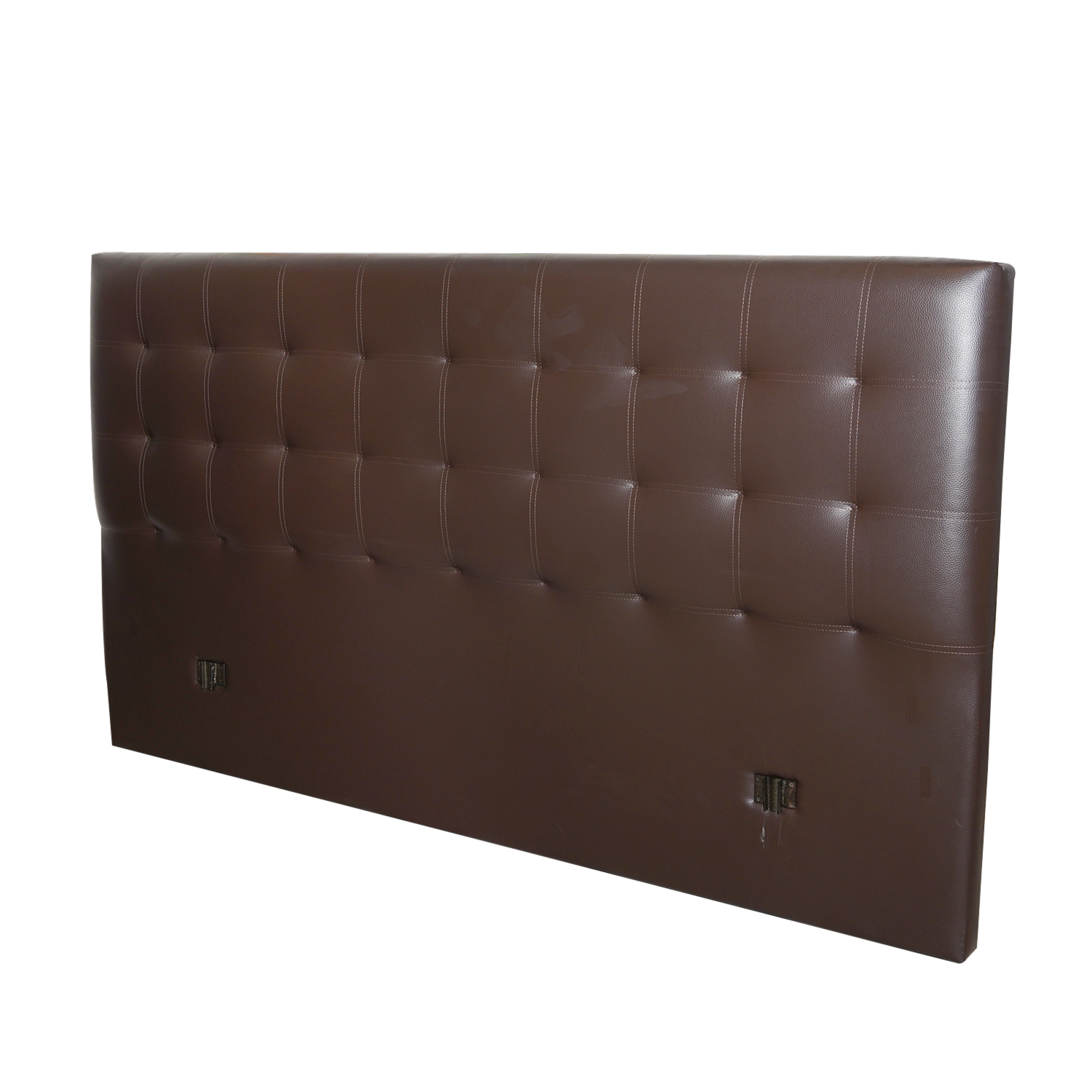 Cabecera Marroquí Chocolate Cuerina MUEBLES GALLARDO