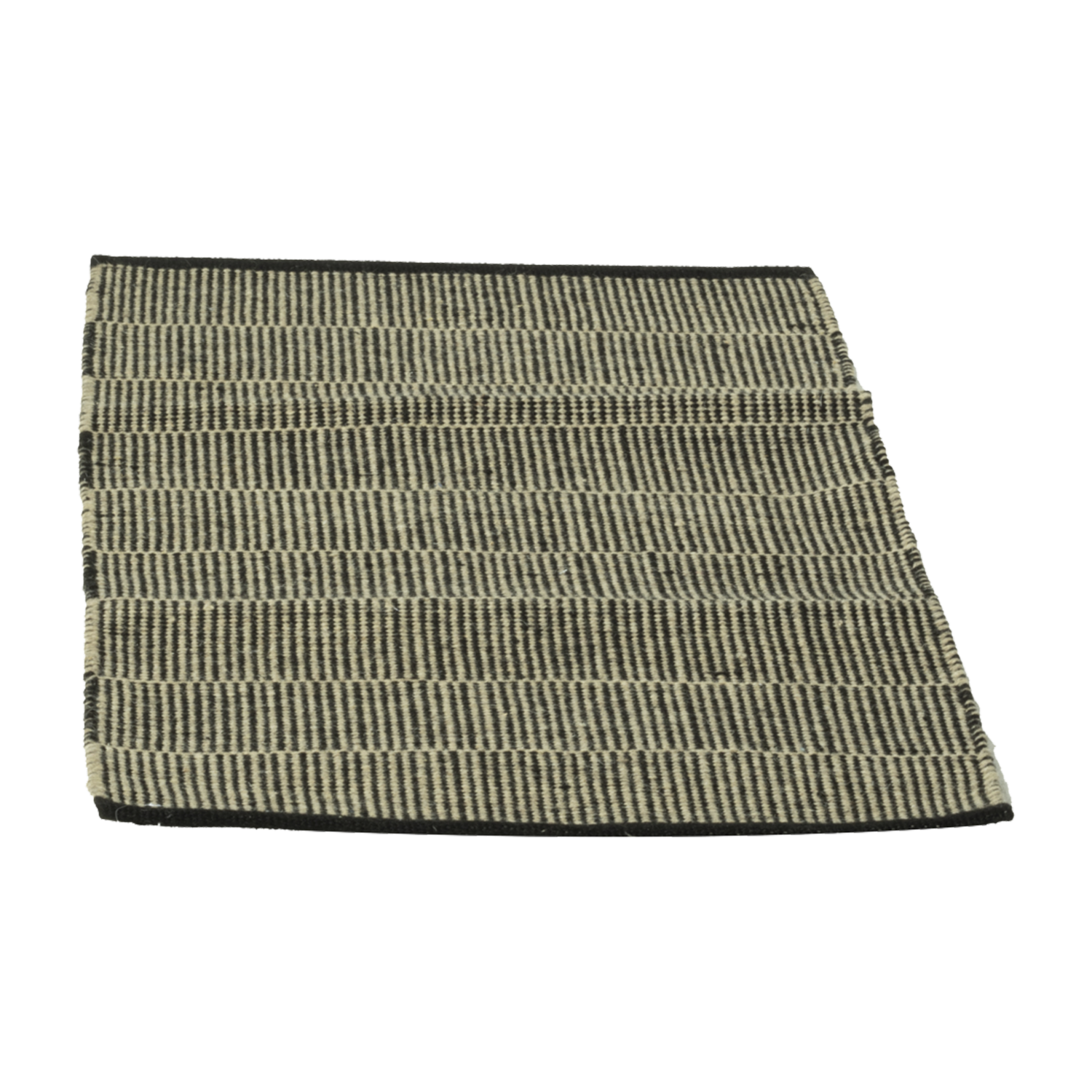 Alfombra De Pasillo De Área Tono Negro EMMEVI 95 x